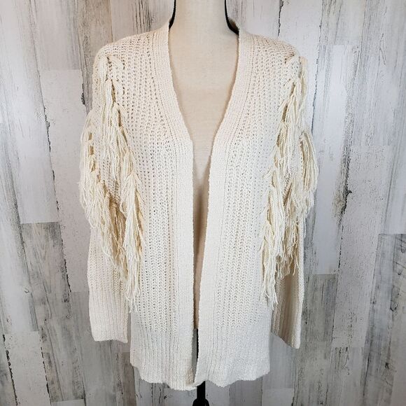 Good Hart Southern Charm Fringe Cardi Sz S - Picture 2 of 13